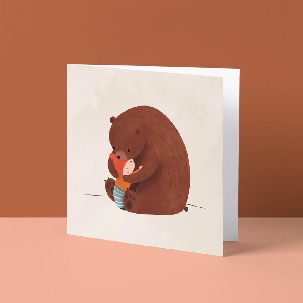 Wenskaartje Studio Noorderlicht berenknuffel